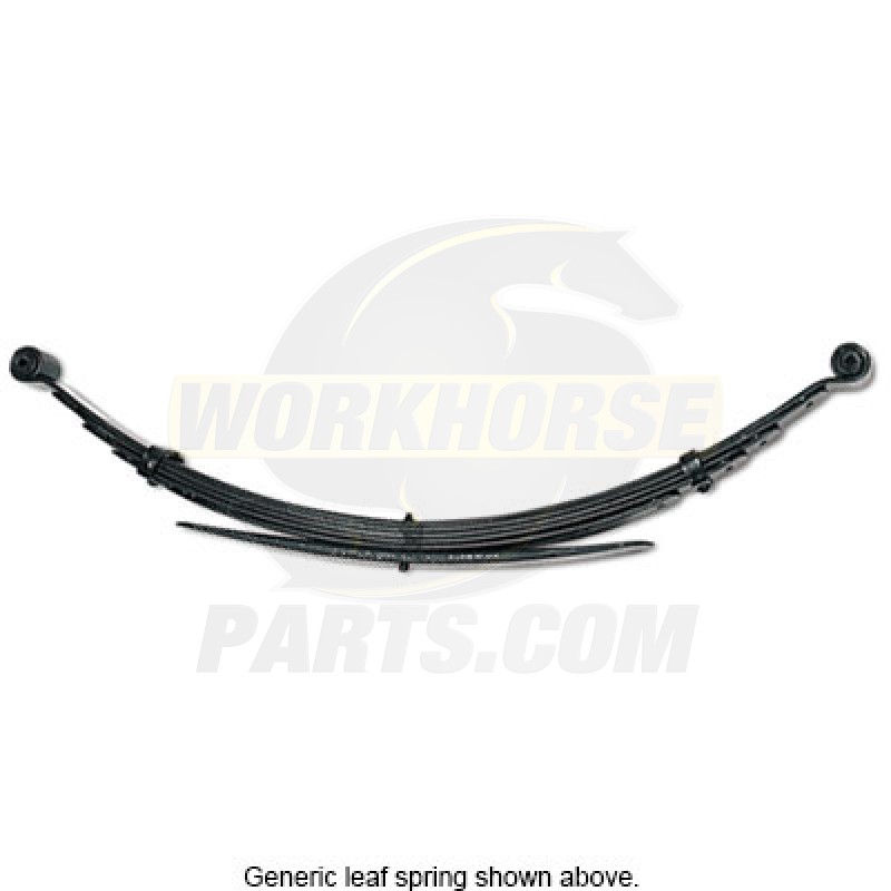 W0012772 Parabolic Front Leaf Spring Asm 5800lbs. Workhorse Parts